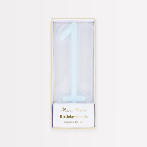 Meri Meri Slim Number 1 Birthday Candle