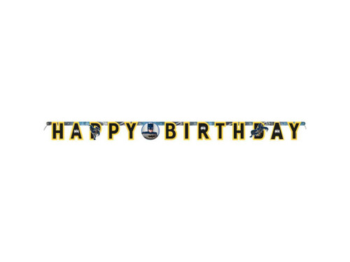 Batman Happy Birthday Jointed Banner, 5.25 ft