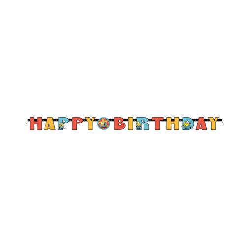 Minions & Monsters Happy Birthday Jointed Banner