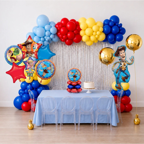 Deluxe Party Bundle toy story party setup