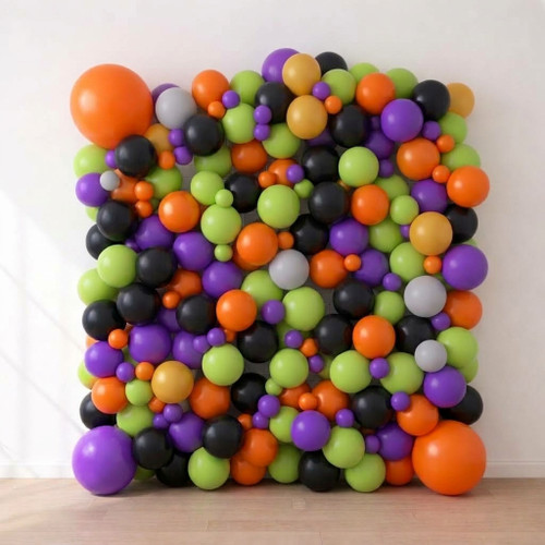 Balloon Wall Organic Halloween