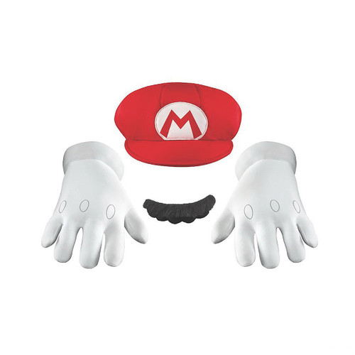 Super Mario Mario Costume Accessory Kit - Adult