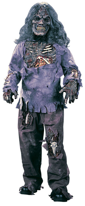 Complete Zombie Child Costume - Medium