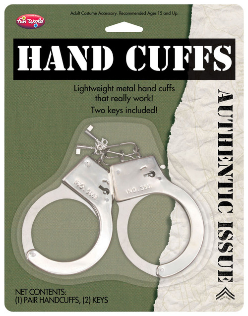 Metal Costume Handcuffs