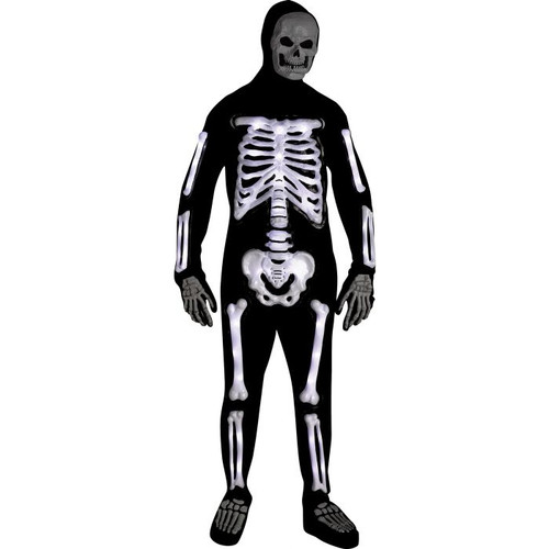 Light-Up Skele-Bones Child Costume - Large