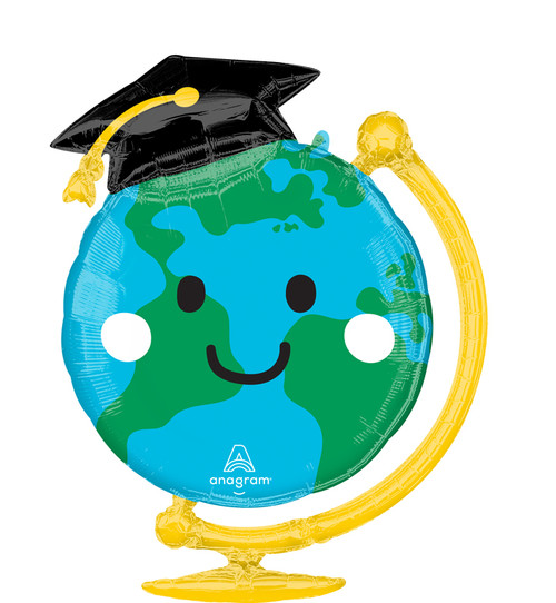 Graduation Fun Globe 29" Balloon Helium Filled