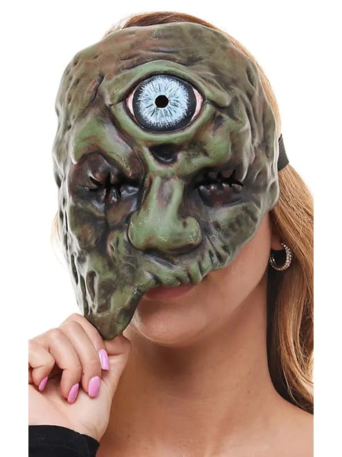Green Cyclops Costume Mask