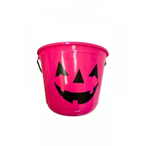 Pink Pumpkin Trick-or-Treat Bucket