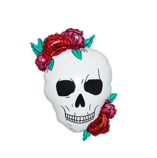 26-Inch Day of the Dead Skull Decoration