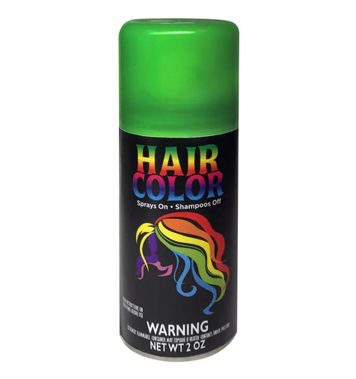 Fluorescent Green Temporary Hair Color Spray
