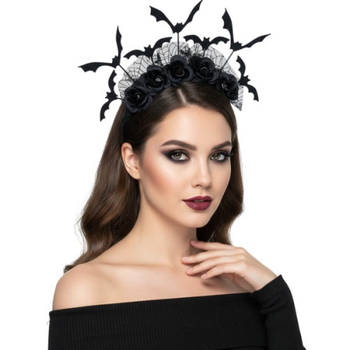 Gothic Bat Halloween Headband