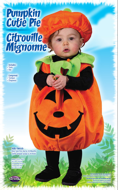 Pumpkin Cutie Infant Halloween Costume - Up to 24 Months