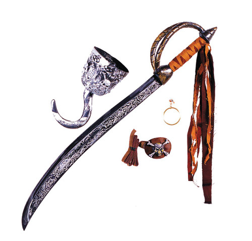 Caribbean Pirate Costume Accessory Set
