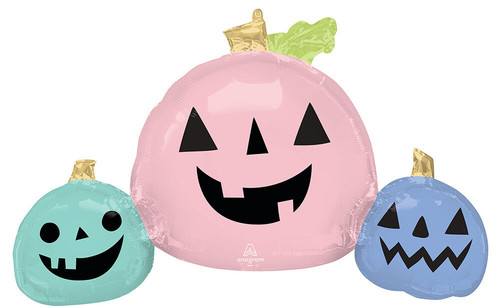 35-Inch Pastel Halloween Pumpkins Decoration