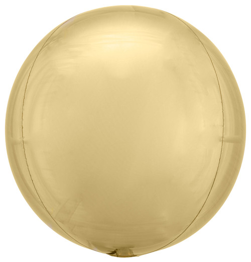White Gold 16" Orbz Balloon Helium Filled