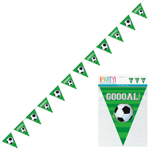 Banner 3D Soccer Flag 12ft