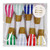 Meri Meri Bright Stripe Blowouts, 8ct
