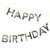 Meri Meri Silver Foil Happy Birthday Banner