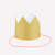 Meri Meri Mini Gold Glitter Crowns
