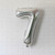 34" Silver Mylar Number Balloon
