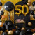 34" Gold Mylar Number Balloon