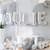 34" Silver Mylar Letter Balloon