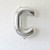 34" Silver Mylar Letter Balloon