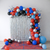 Fringe Curtain with Balloon Garland - Custom Colors