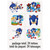 Sonic the Hedgehog Temporary Tattoos, 24 Count