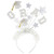 Headband G-R-A-D  White