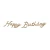 Meri Meri Gold Personalizable Birthday Garland Set - 9 ft.