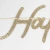 Meri Meri Gold Personalizable Birthday Garland Set - 9 ft.