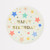 Meri Meri Happy Birthday Stars Side Plates - 8.5 in., 8 Count