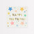 Meri Meri Happy Birthday Stars Large Napkins - 6.5 in., 16 Count
