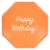 Meri Meri Mixed Happy Birthday Dinner Plates - 10.5 in., 8 Count