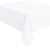 White Plastic Tablecover (54" x 108")