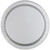 50ct Silver 7" Plastic Plates