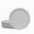 50ct Silver 9" Paper Plates
