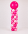 8' Balloon Column Classic Pink