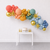 8' Balloon Garland Boho Rainbow
