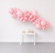 8' Balloon Garland Light Pink