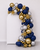 Arch with Garland Navy, Gold and Silver