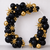 Balloon Hoop Partial Black and Gold