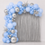 Fringe Curtain Backdrop Light Blue