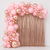 Fringe Curtain Backdrop Light Pink