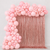 Fringe Curtain Backdrop Light Pink