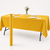 Harvest Yellow Plastic Table Cover Roll - 40 in. x 100 ft.
