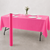 Hot Pink Plastic Table Cover Roll - 40 in. x 100 ft.