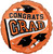 Orange Graduation 18" Mylar Balloon Helium Filled