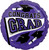Purple Graduation 18" Mylar Balloon Helium Filled